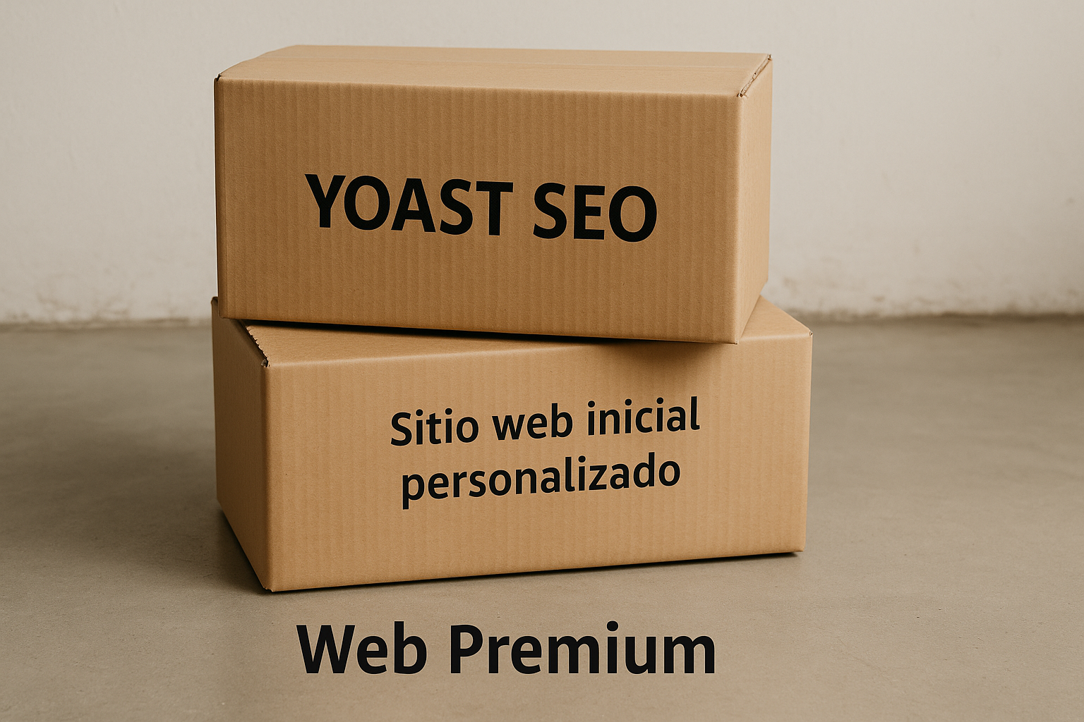 Metáfora de una Web Premium.