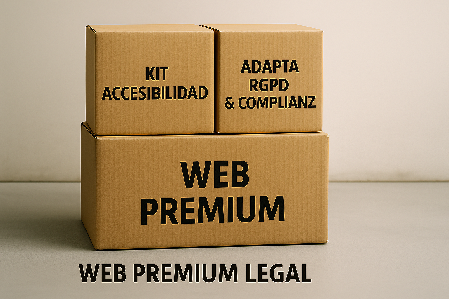 Metáfora de Web Premium Legal.