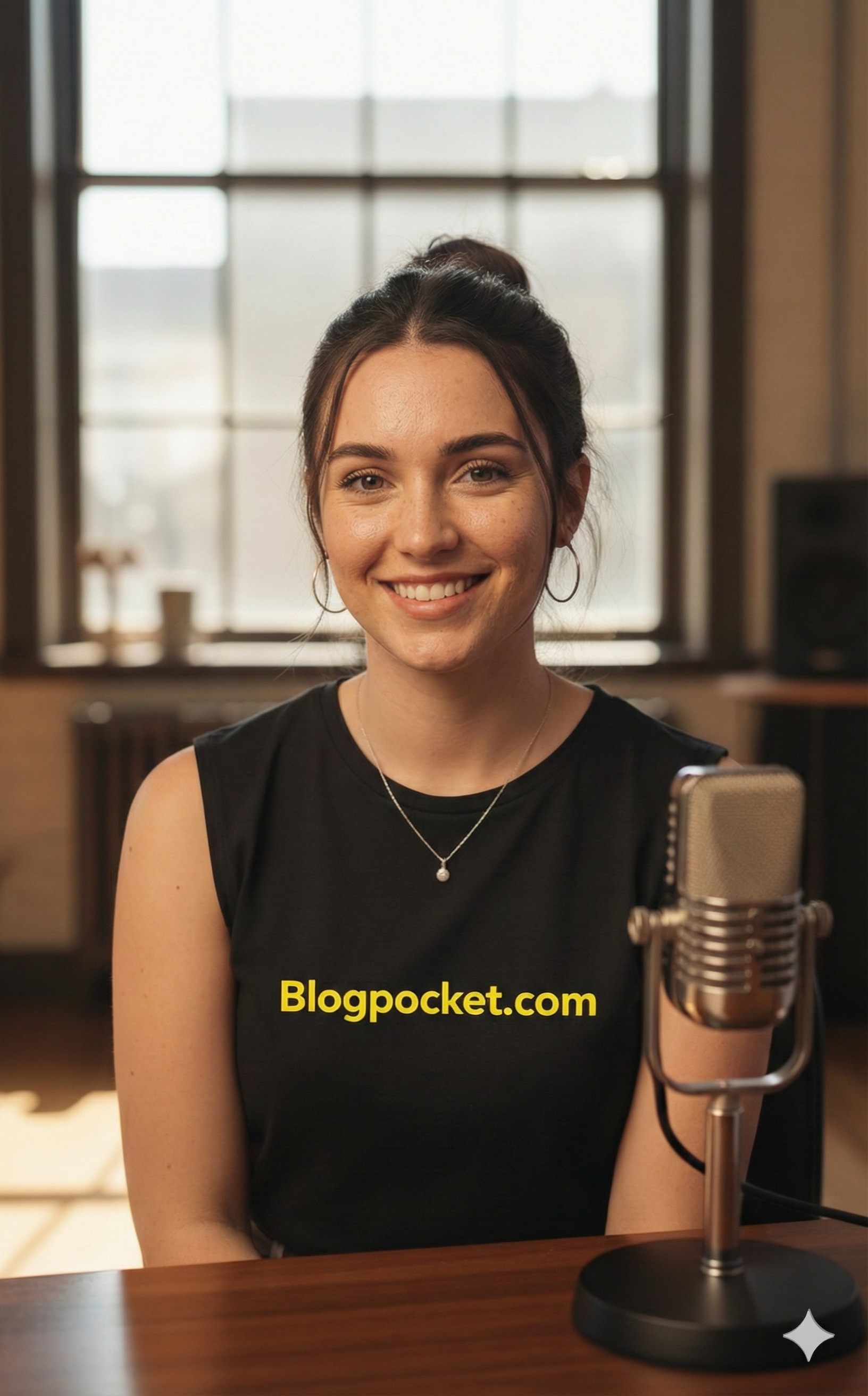 Lucía con la piel refinada.